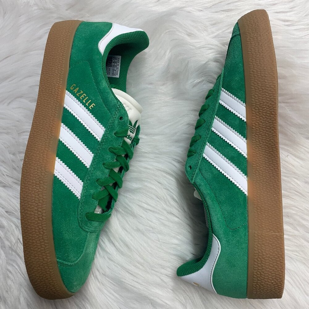 Adidas Gazelle ADV Low Mens Casual Shoes Green JH5247 NEW Multi Sz - Picture 2 of 4